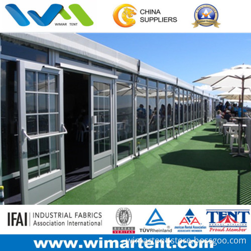 15m X 60m Seaside Tourism Glass Wall Beach Tent